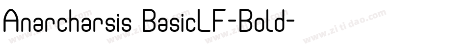 Anarcharsis BasicLF-Bold字体转换